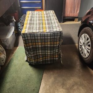 Plaid Molly Mutt Dog Crate Cover